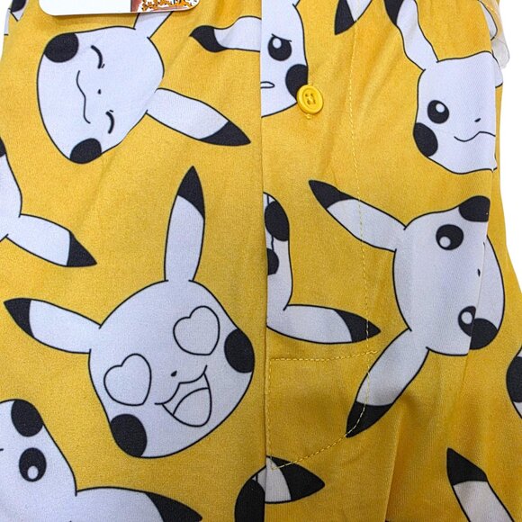Pokemon Pikachu Pajama Pants Men's Size 2XL (44-46) PJ Bottoms Elasticized Waist - Picture 7 of 9
